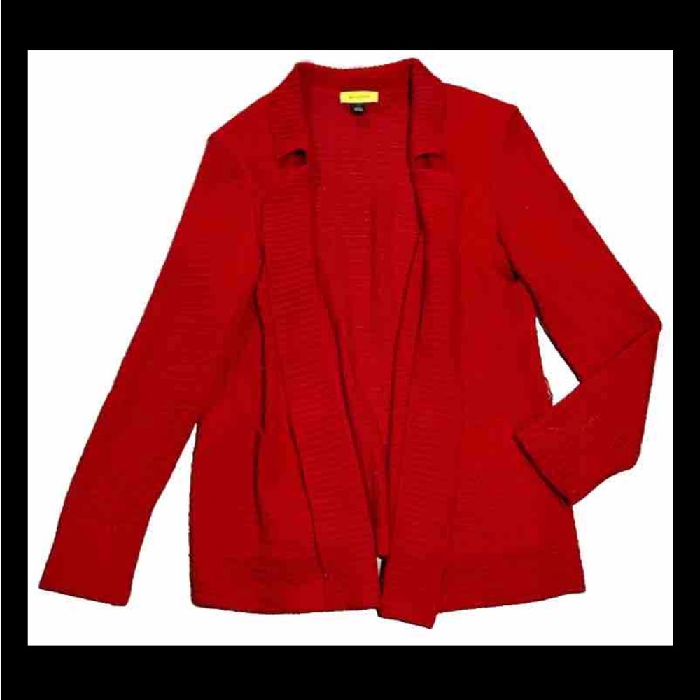 St. John Knit Wool Cardigan Size L